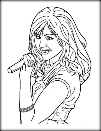Hannah Montana Coloring Pages For Girls - Color Zini