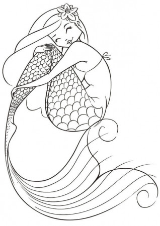 Adult Coloring Pages Mermaids Free Coloring Page Coloring Pages ...
