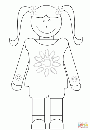 Daisy Girl Scout coloring page | Free Printable Coloring Pages