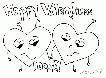 Valentines Day Coloring Pages Free Printable (18 Pictures ...
