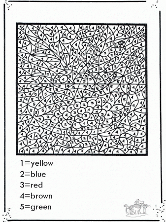 New Coloring Pages For Teenagers Difficult Color Number Only ...
