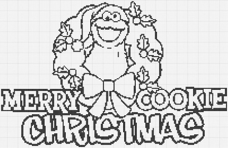Sesame Street Cookie Monster Charts Christmas Too - Colorine.net ...