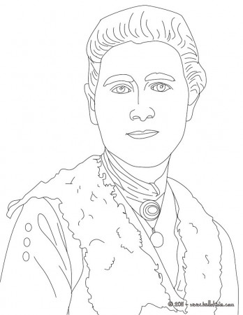 BEATRIX POTTER coloring page - BRITISH AUTHORS colouring pages