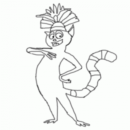 King Julien Sketch Madagascar Draw Project By Ask 2taileddjfox On ...