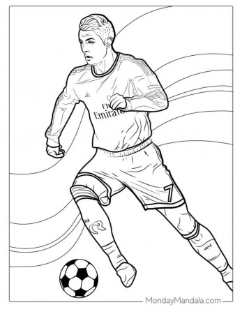20 Ronaldo Coloring Pages (Free PDF Printables)
