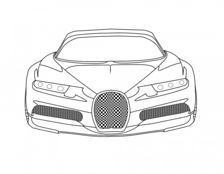 Supercar Bugatti Coloring Pages - Supercars Gallery