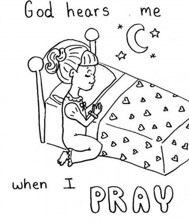 Pray coloring sheet | Sunday school coloring pages, Preschool bible  lessons, Sunday school crafts for kids