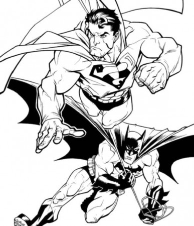 Superman And Batman Coloring Pages #997 Batman and Superman Coloring Pages  ~ Coloringtone Book