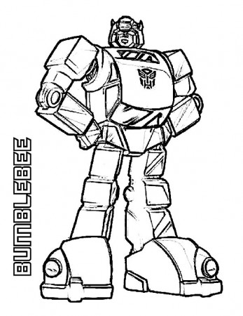 Easy Amazing Bumblebee Of Transformers Coloring Page Download ...