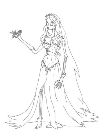 Corpse Bride Coloring Pages Free <b>coloring pages</b ...