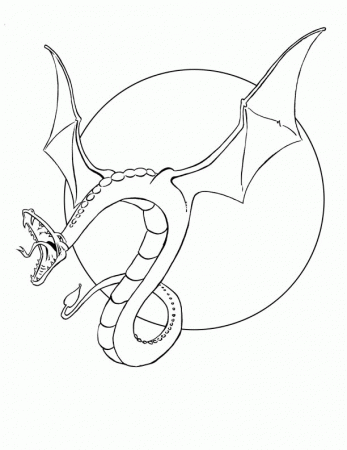 Dragon Coloring Pages Advanced | Coloring