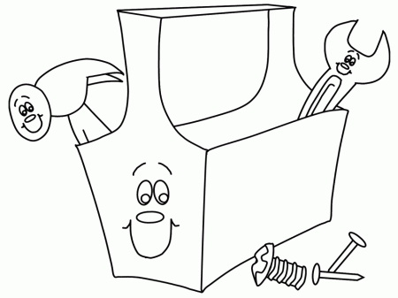 building tools Colouring Pages