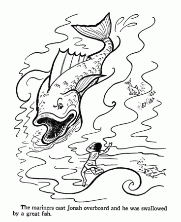 Bible Printables - Old Testament Bible Coloring Pages - Jonah 3
