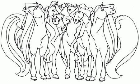 horseland coloring pages