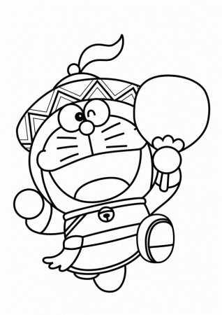 Doraemon As Chinese Coloring Page Kids Coloring Page 154364 