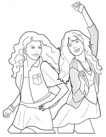 shake it up on disney xd Colouring Pages (page 3)