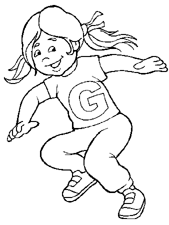 G Girl Alphabet Coloring Pages & Coloring Book