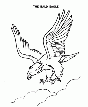 Veterans Day Coloring Pages - American Eagle - Veteran's Day 