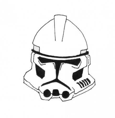 The Head Of A Very Great Star Wars Coloring Page - Kids Colouring 