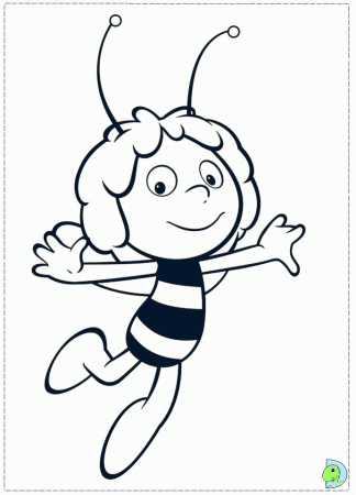 Maya the Bee Coloring page