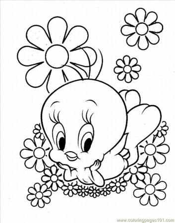 Tweety Bird Coloring Pages Free | Rsad Coloring Pages