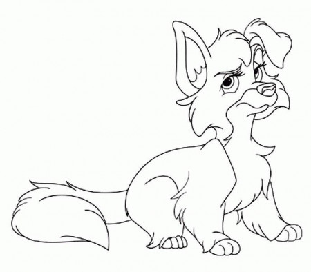 disney puppies Colouring Pages