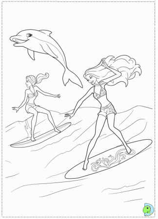 barbie a mermaid tale Colouring Pages
