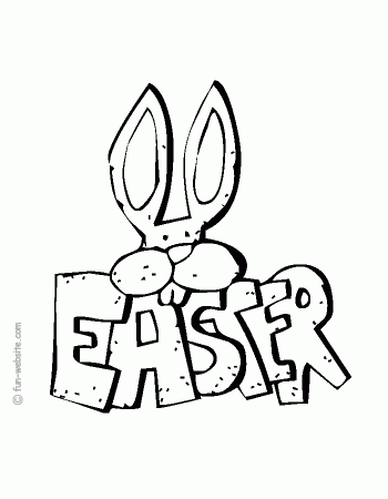 Cute Easter Coloring Pages