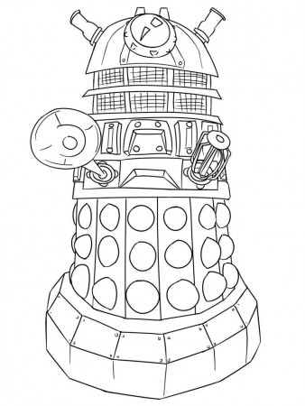 Dr Who Coloring Page | Coloring Pages