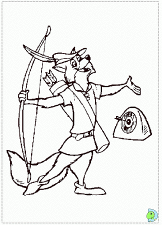 Robin Hood Coloring page