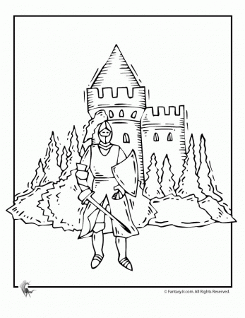 Medieval Feast Coloring Pages