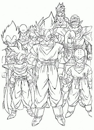 Dragonball Gt Coloring Pages 183 | Free Printable Coloring Pages