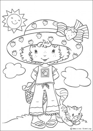 Strawberry Shortcake coloring pages