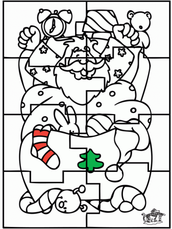 Santa Claus Puzzle - Craft Christmas