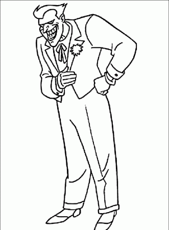 The Joker With A Gun Coloring Page Back To The Batman Coloring 