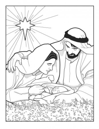 Nativity coloring pages | Coloring Pages >> Christmas