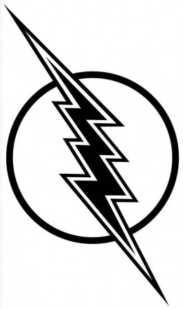 The Flash Symbol Coloring Pages | Flash logo, Coloring pages, Bike logos  design