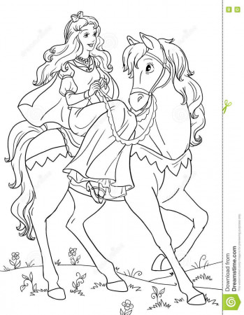 Horsed Princess | Unicorn coloring pages, Dinosaur coloring pages, Horse  coloring books