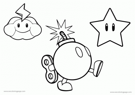 Super Mario Characters Coloring Page 01 01 | Wecoloringpage