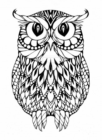 Pattern - Owls | Owl Coloring Pages, Owl Embroidery ...