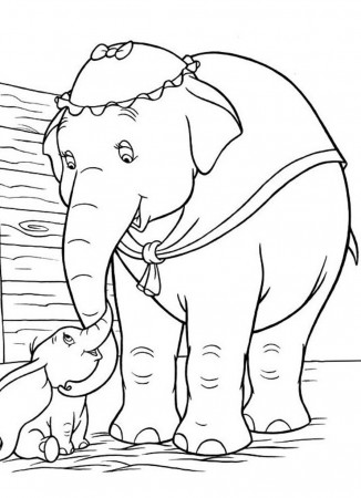 Dumbo Coloring Pages to download and print for free
