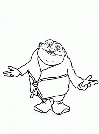 Gregory the Jailer from Despereaux Coloring Pages: Gregory the ...
