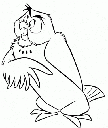 Disney Owl Coloring Pages Preschool | Cartoon Coloring pages of ...
