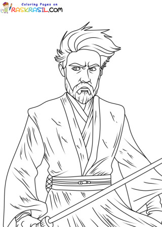 Obi Wan Kenobi Coloring Pages