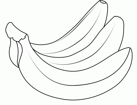 Bananas Coloring Pages - Coloring Pages For All Ages