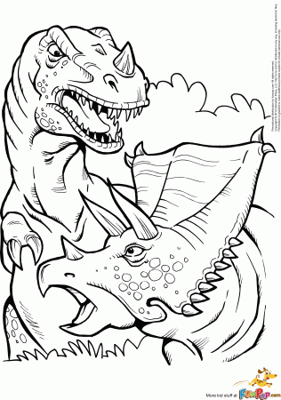 T Rex And Spinosaurus Coloring Pages - High Quality Coloring Pages