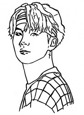 Suga coloring pages