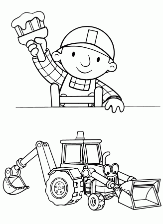 Bob the builder coloring pages and pictures – Lets build | Print ...