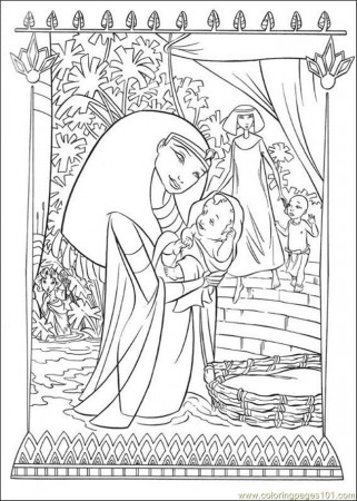 Prince Egypt 03 Coloring Page - Free Egypt Coloring Pages ...