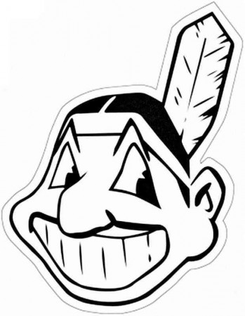 Cleveland Indians Coloring Page